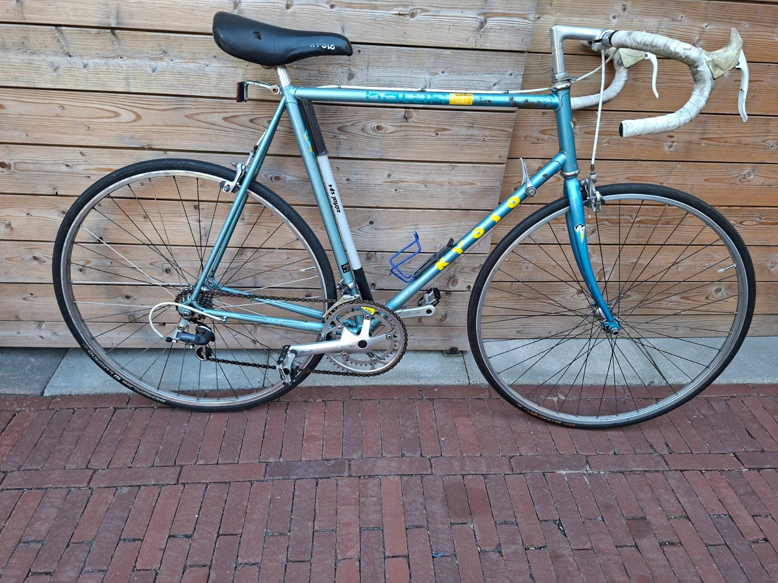 Vintage racefiets Kyoso, blauw, Shimano, 28 inch, Gebruikt, Ophalen, Overige merken, 10 tot 15 versnellingen