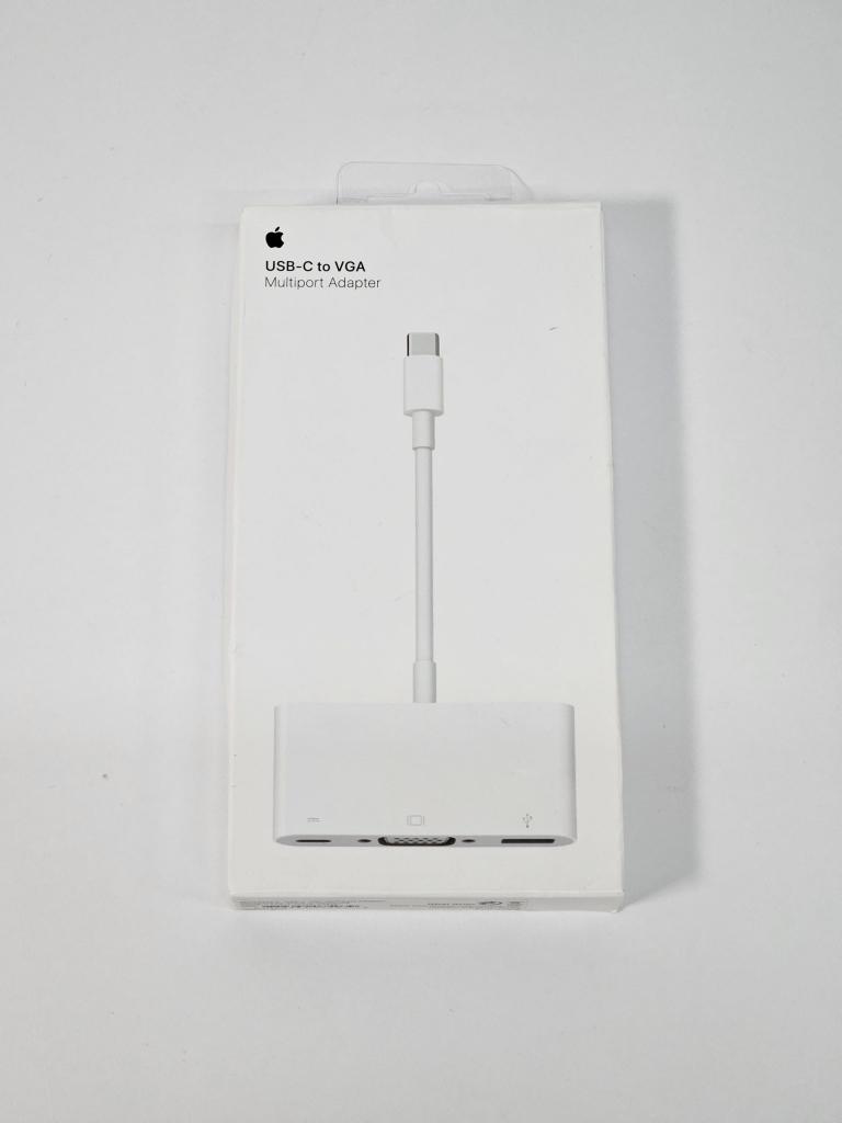 Apple USB-C naar VGA multipoort Apple Adapter - Wit, Computers en Software, Pc- en Netwerkkabels, Zo goed als nieuw, Ophalen of Verzenden