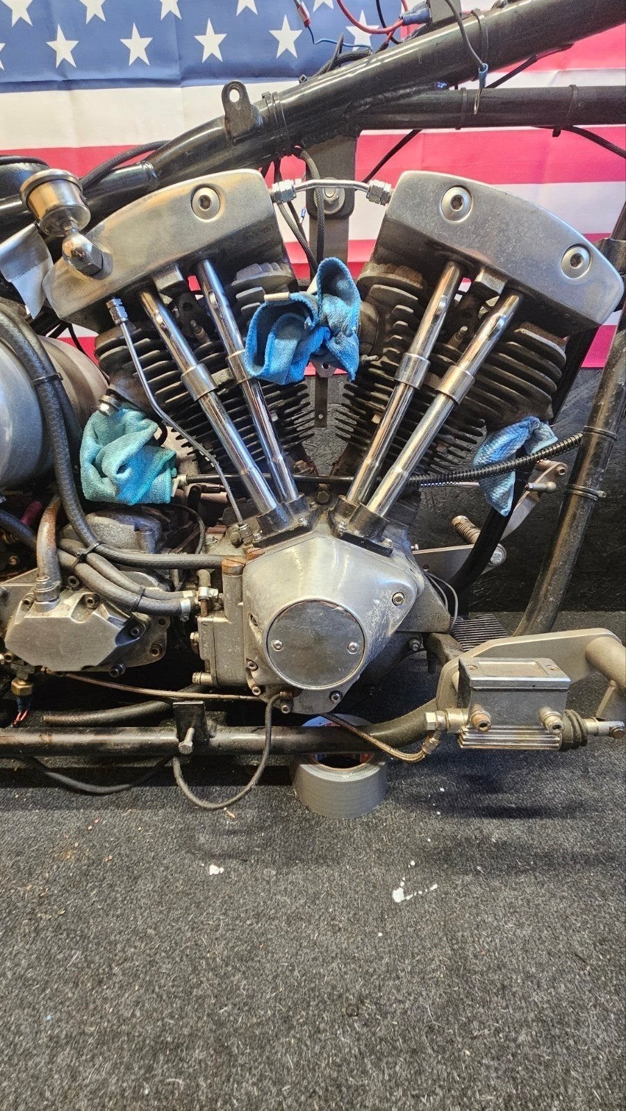 shovelhead blok en bak primair, Ophalen of Verzenden