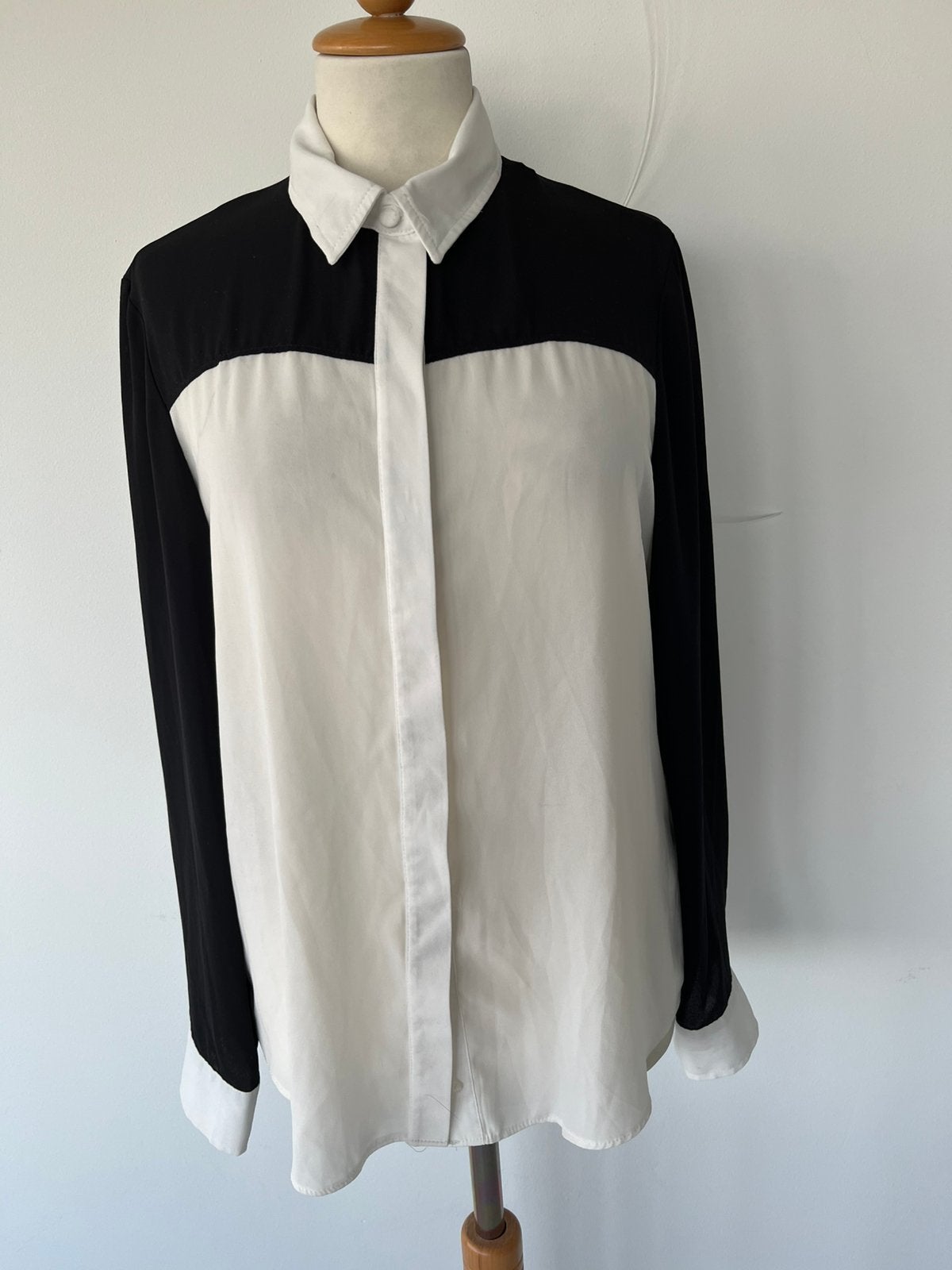 overhemd blouse van Atmosphere in zwart en wit maat 40, Kleding | Dames, Blouses en Tunieken, Ophalen of Verzenden, Nieuw, Maat 38/40 (M)