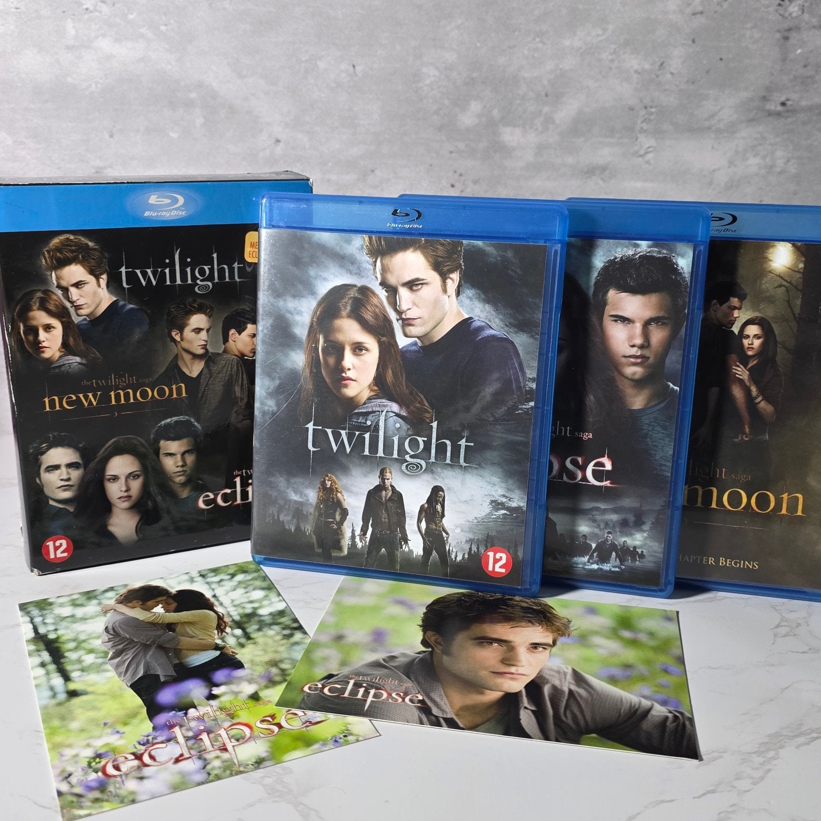 Twilight Saga 1 t/m 3 Blu-ray NL uitgave / sub, Engels, Nederlands, Drama, Ophalen of Verzenden