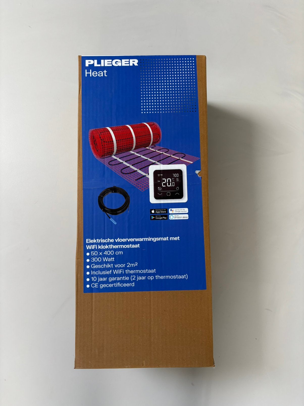 Plieger elektrische vloerverwarmingsmat NIEUW, Ophalen, Overige typen, Nieuw, Minder dan 60 cm