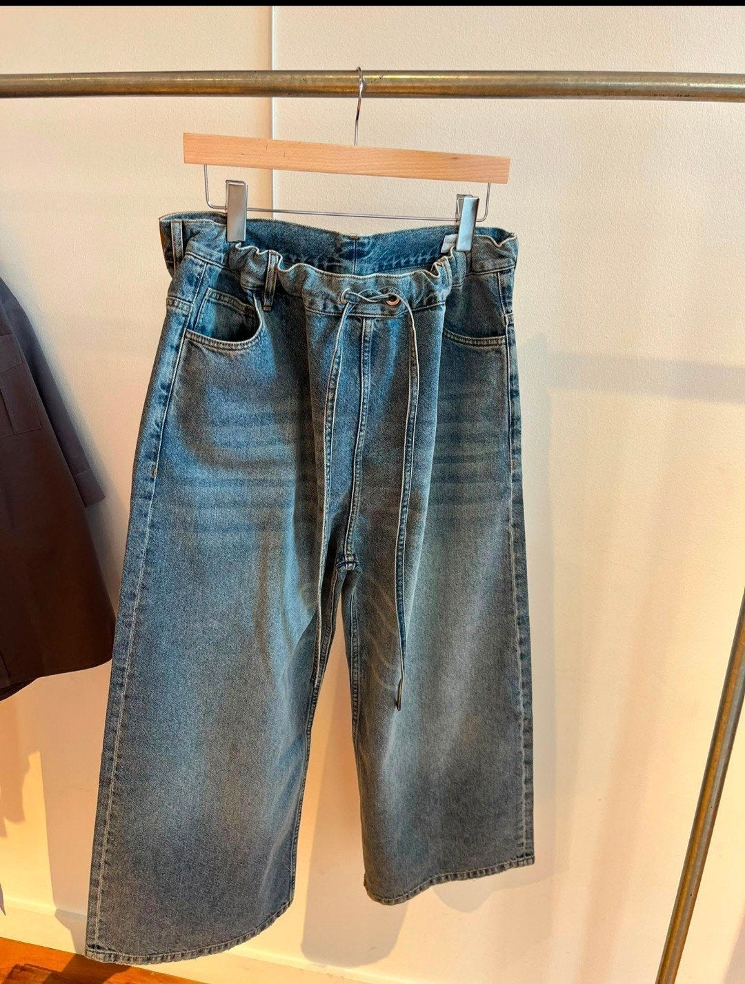 highlight studio jeans met koord high design €549,- nieuw, Highlight studio, Blauw, Nieuw, Ophalen of Verzenden