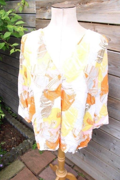 Tuniek creme/ oranje/ geel Didi mt Xl Vaste prijs, Maat 46/48 (XL) of groter, Ophalen of Verzenden, Zo goed als nieuw, Didi