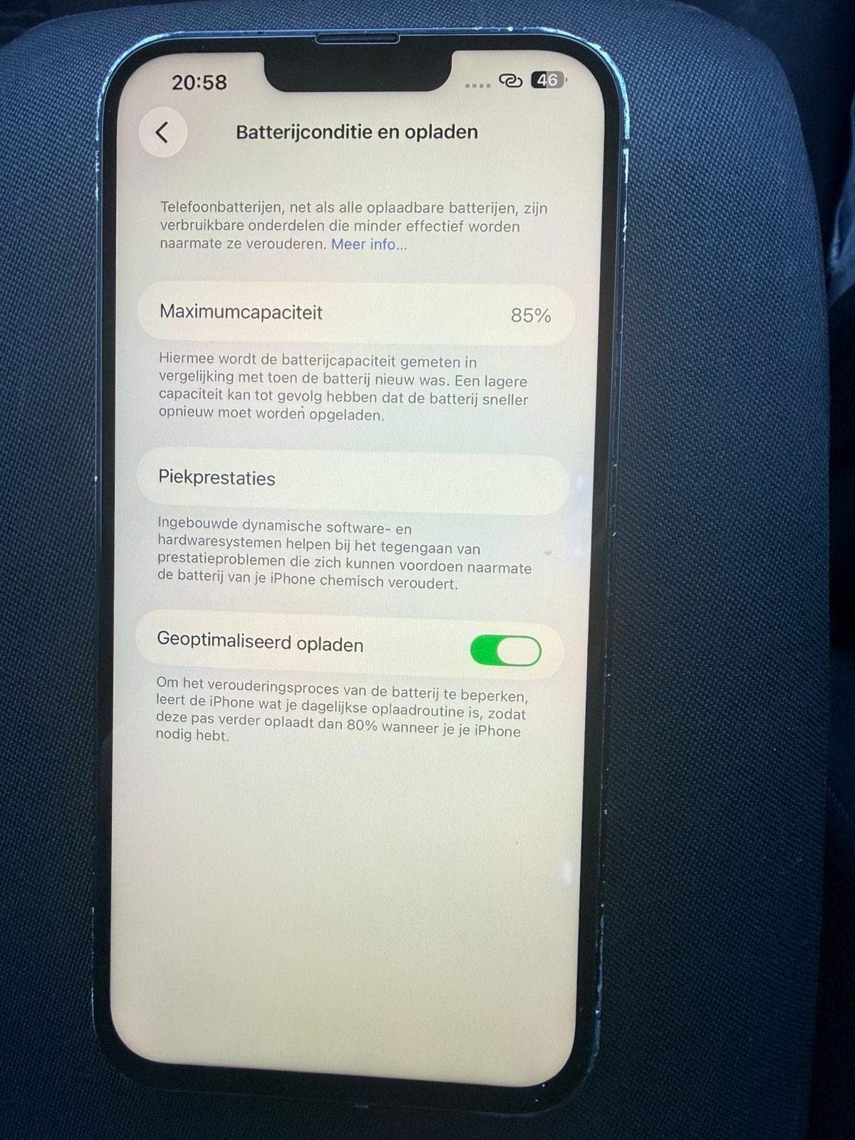iPhone 14 Plus 128GB Blauw – Accu 85% – Werkt goed, Telecommunicatie, Mobiele telefoons | Apple iPhone, IPhone 14 Plus, Blauw