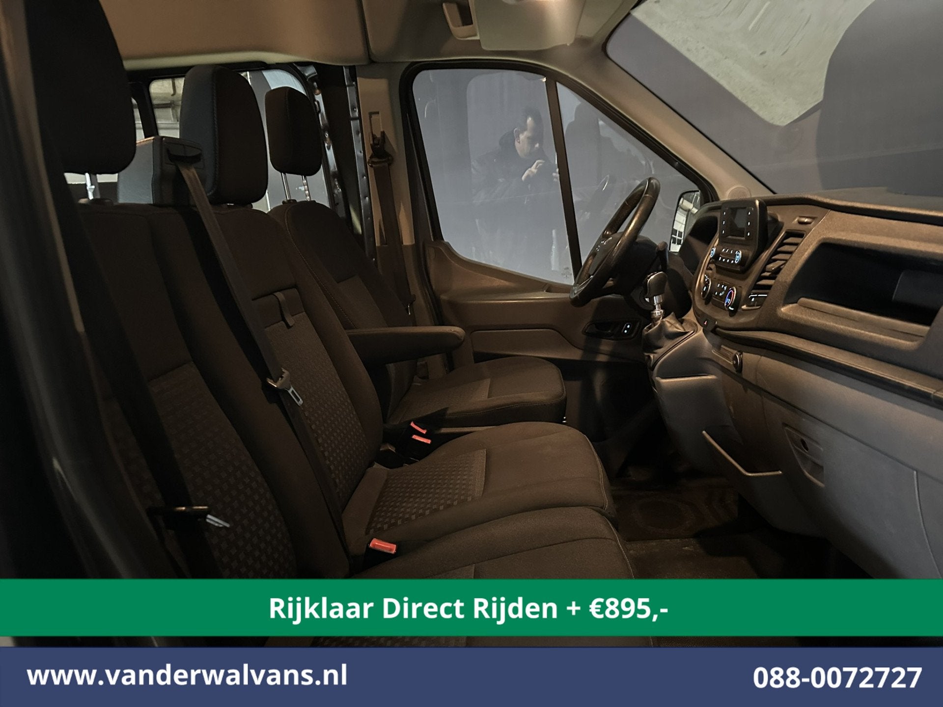 Ford Transit 2.0 TDCI 185pk L4H3 Dubbele Cabine Euro6 *Rijkl, 4 cilinders, Startonderbreker, 2800 kg, 14 km/l