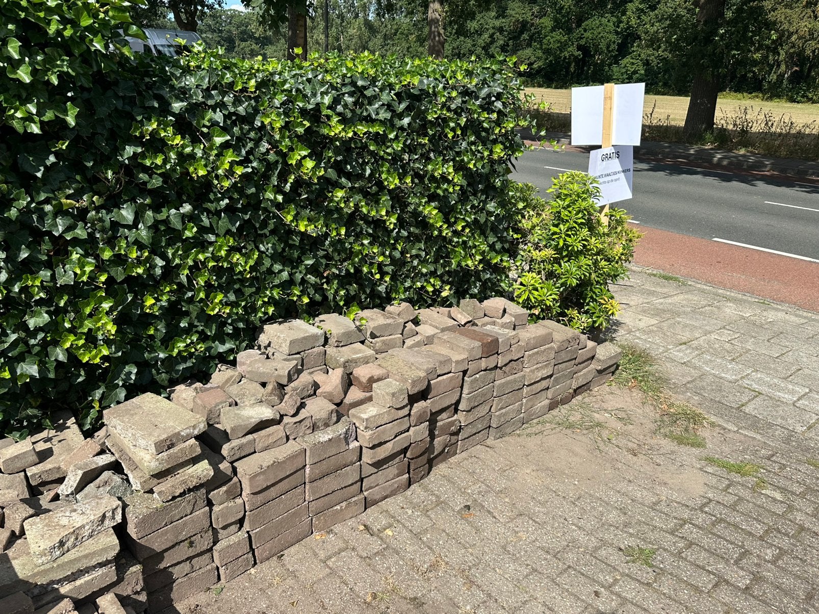 Waaltjes/Klinkers - Gebruikt maar in goede staat 35/40m2, Ophalen, Zo goed als nieuw