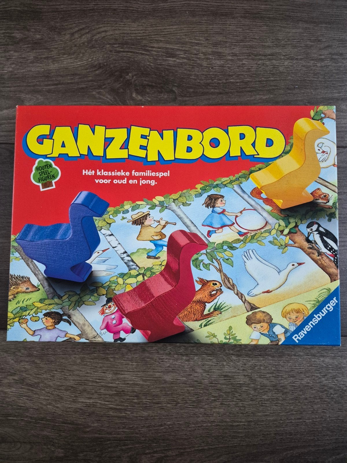 Ganzenbord - Het klassieke familiespel van Ravensburger, Drie of vier spelers, Ophalen of Verzenden, Zo goed als nieuw, Ravensburger