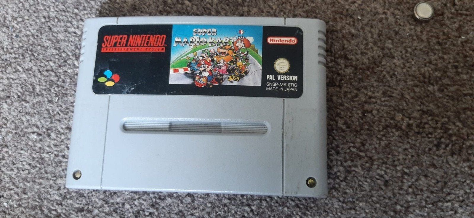 Super Mario Kart SNES PAL - Klassieke Racegame, Gebruikt, Racen en Vliegen, 2 spelers, Eén computer