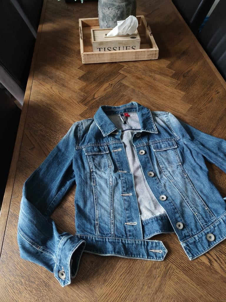 Mooie spijkerjasje EDC Esprit maat S, Blauw, Ophalen of Verzenden, Zo goed als nieuw, Maat 36 (S)