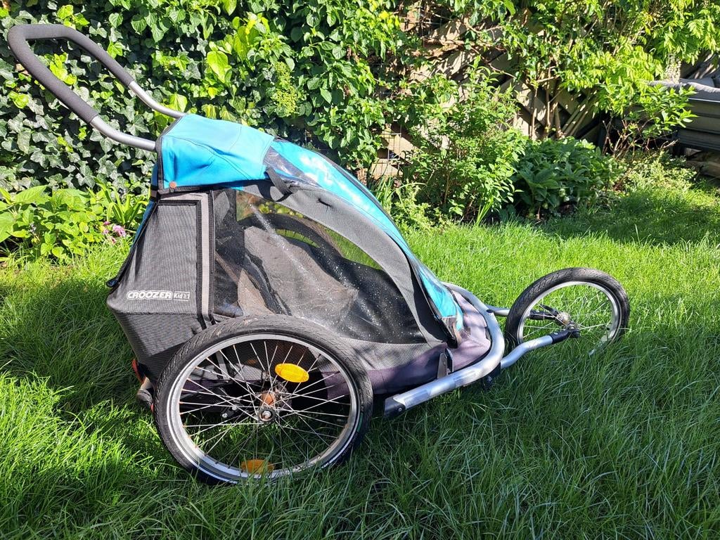 Croozer fietskar hardloopkar, Ophalen, Gebruikt, Opvouwbaar, Croozer