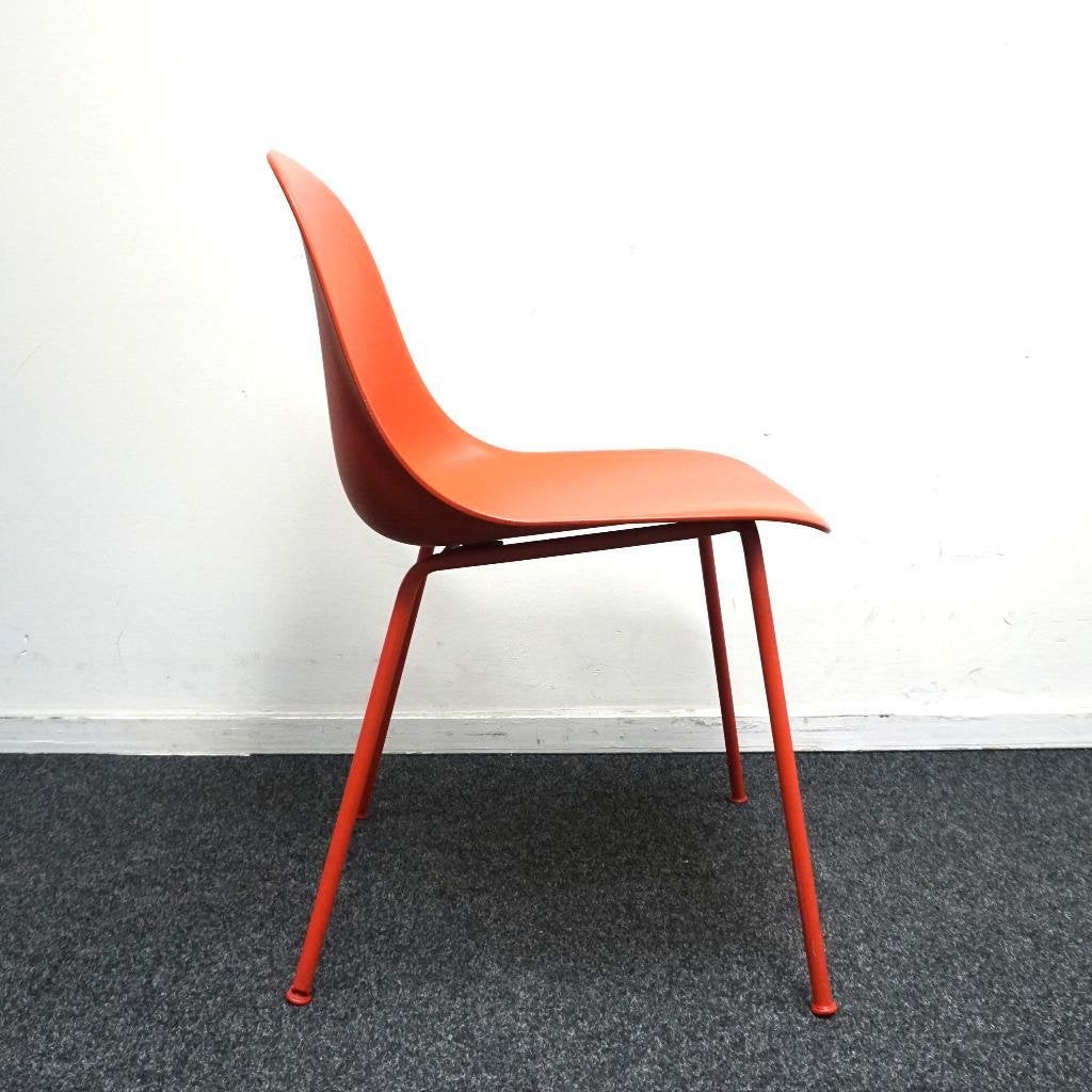 Muuto Fiber Side Chair Design Stoel | Rood | Stoelen, Gebruikt, -, -, Ophalen of Verzenden