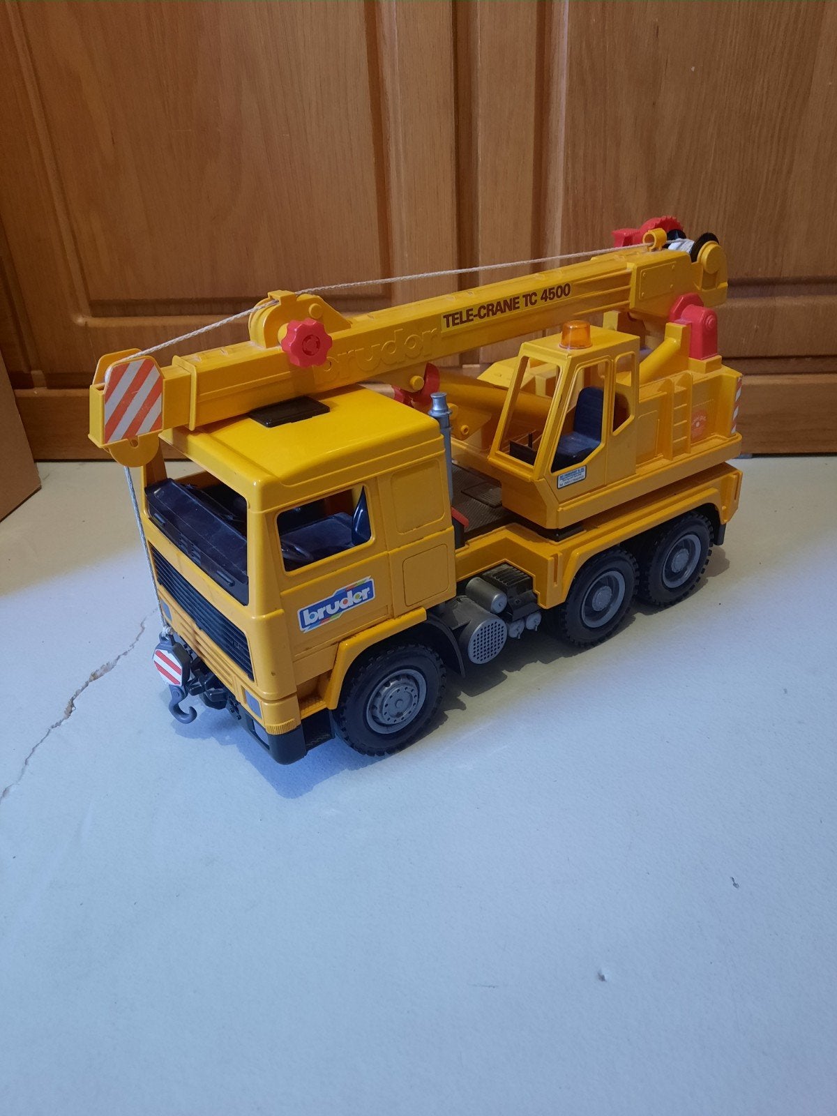 Vintage Bruder Kraanwagen - Zeer Goede Staat, Kinderen en Baby's, Ophalen of Verzenden, Gebruikt