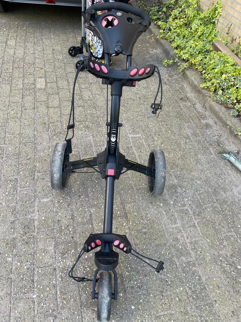 Golftrolley klein inklapbaar, Sport en Fitness, Golf, Ophalen, Gebruikt, Golfkar, Overige merken