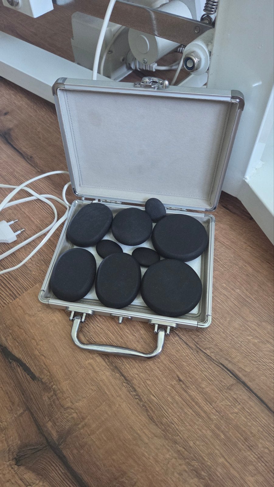 Elektrische hotstone koffer, Ophalen of Verzenden, Gebruikt, Hotstone