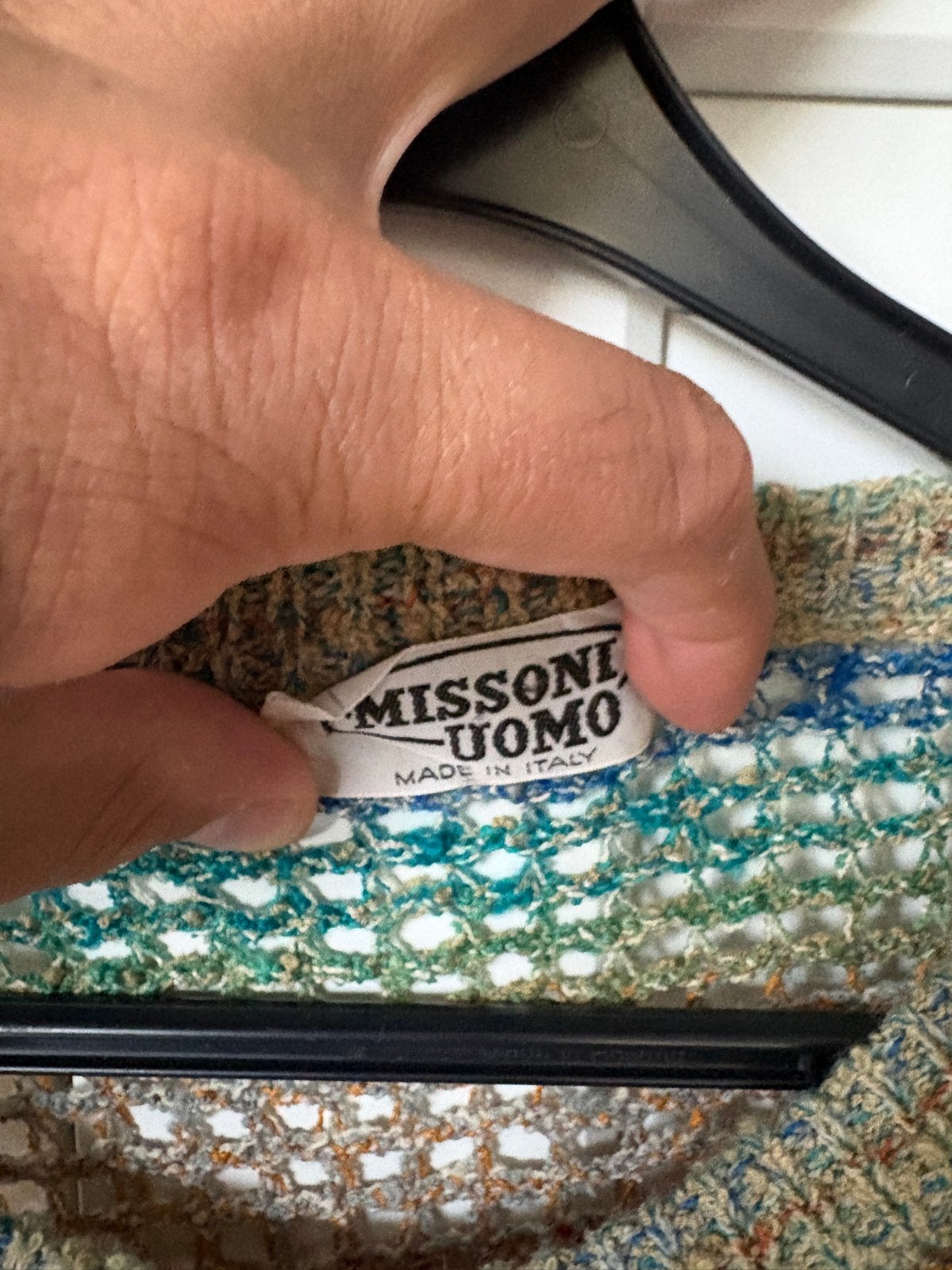Missoni Uomo Made in Italy Gebreide Trui, Ophalen of Verzenden, Zo goed als nieuw, Maat 52/54 (L), Meerkleurig