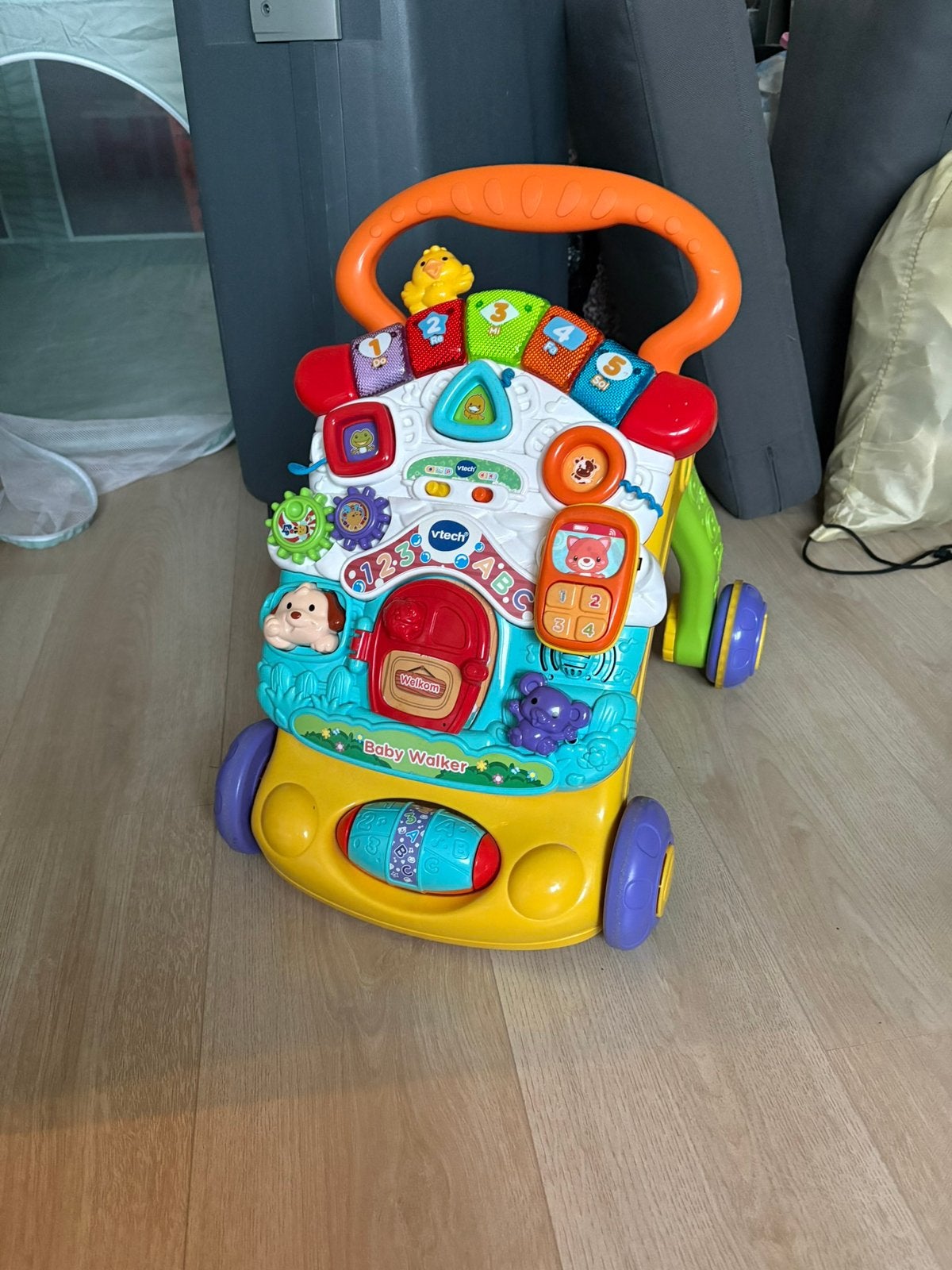 V tech loopwagen, Kinderen en Baby's, Speelgoed | Vtech, Ophalen of Verzenden, Zo goed als nieuw, 6 maanden tot 2 jaar