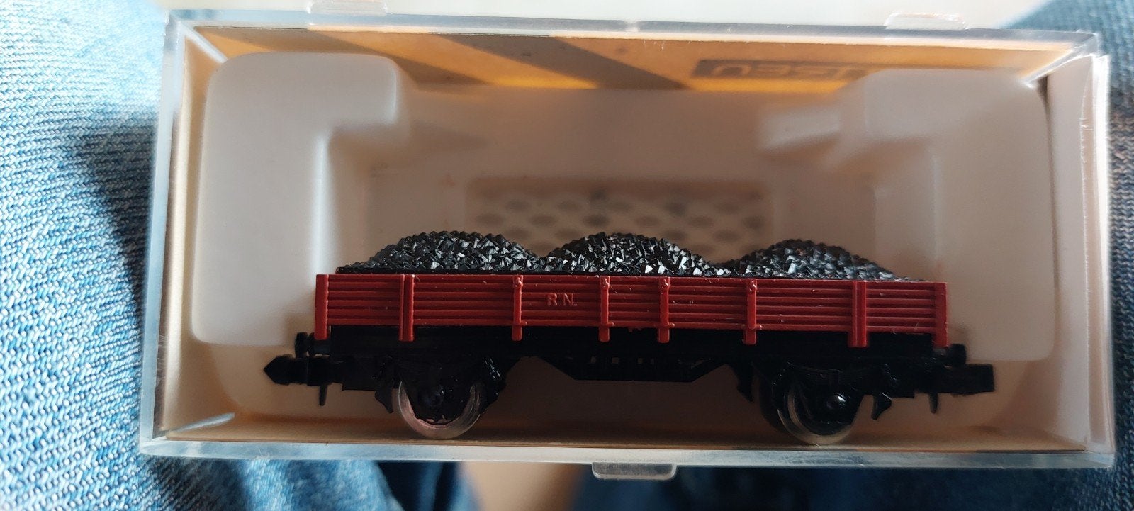 NLK 1021 IBERTREN 305 BAKWAGON MET KOLEN GELADEN 1/160, Overige merken, Gelijkstroom, Wagon, Ophalen of Verzenden