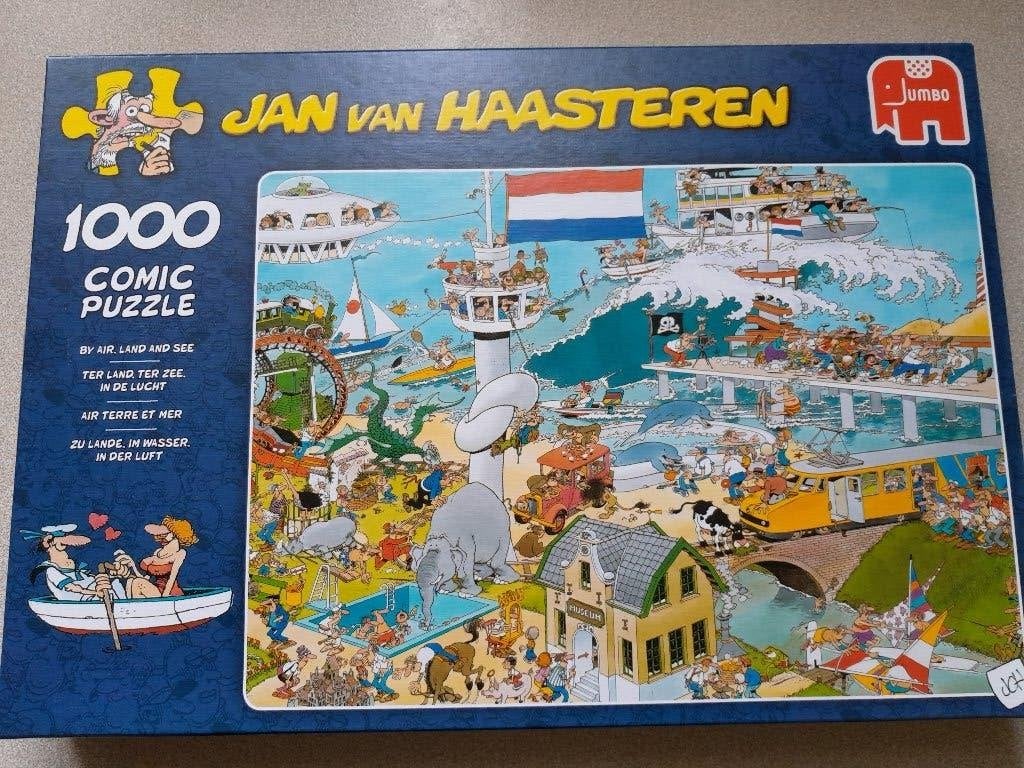JAN VAN HAASTEREN diverse puzzels, Hobby en Vrije tijd, Ophalen, 500 t/m 1500 stukjes, Zo goed als nieuw