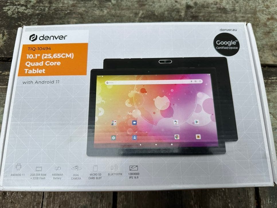 Denver TIQ-10494 Tablet – 10.1 inch – Nieuw in doos! (Androi, 10 inch, 32 GB, Nieuw, Ophalen of Verzenden