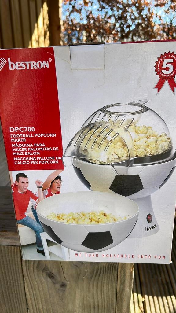 Bestron popcornmaker, Ophalen of Verzenden, Zo goed als nieuw, 4 t/m 7 personen