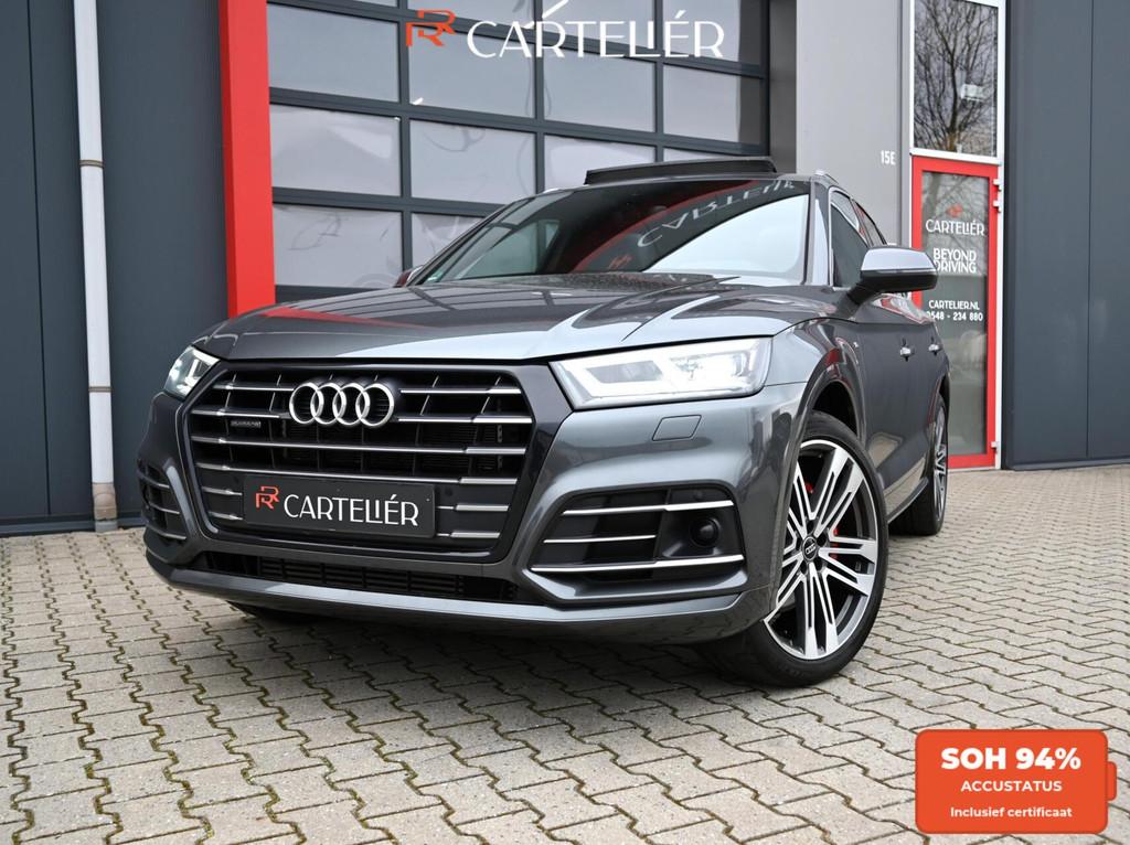 Audi Q5 55 TFSI e S-Line Quattro Competition | Luchtvering |, Auto's, Automaat, 2005 kg, Zwart, 4 cilinders