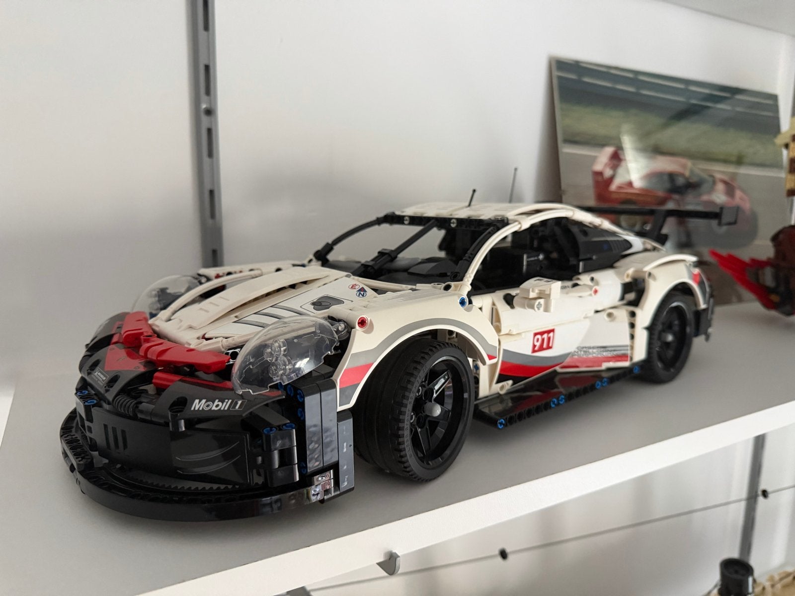 Lego Technic Porsche 911 RSR (42096) met doos en boekje, Ophalen, Zo goed als nieuw
