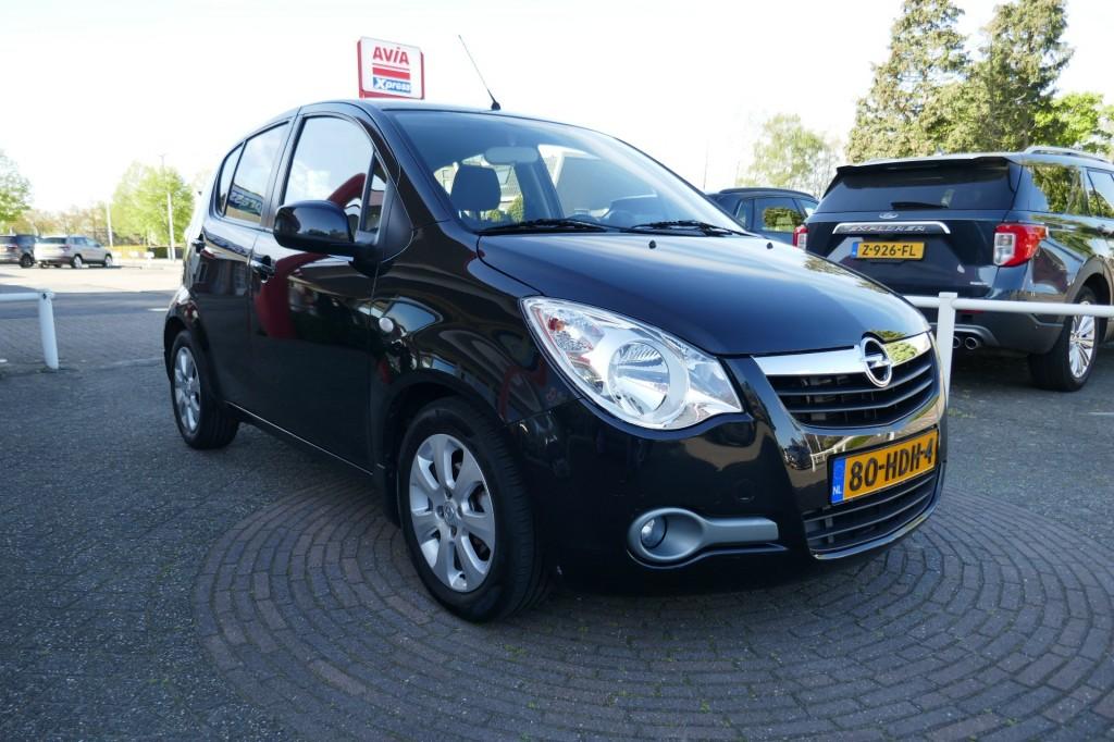 Opel AGILA 1.2 EDITION AUTOMAAT  ORG.NL AUTO  AIRCO, Auto's, 86 pk, 4 cilinders, Met garantie (alle), Zwart