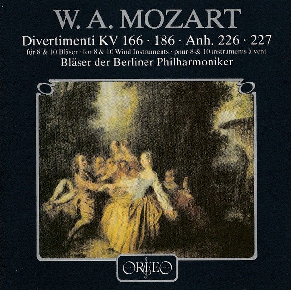 Mozart Bläser Berliner Philharmoniker Wind Instruments CD, Gebruikt, Mozart, Ophalen of Verzenden, Classicisme