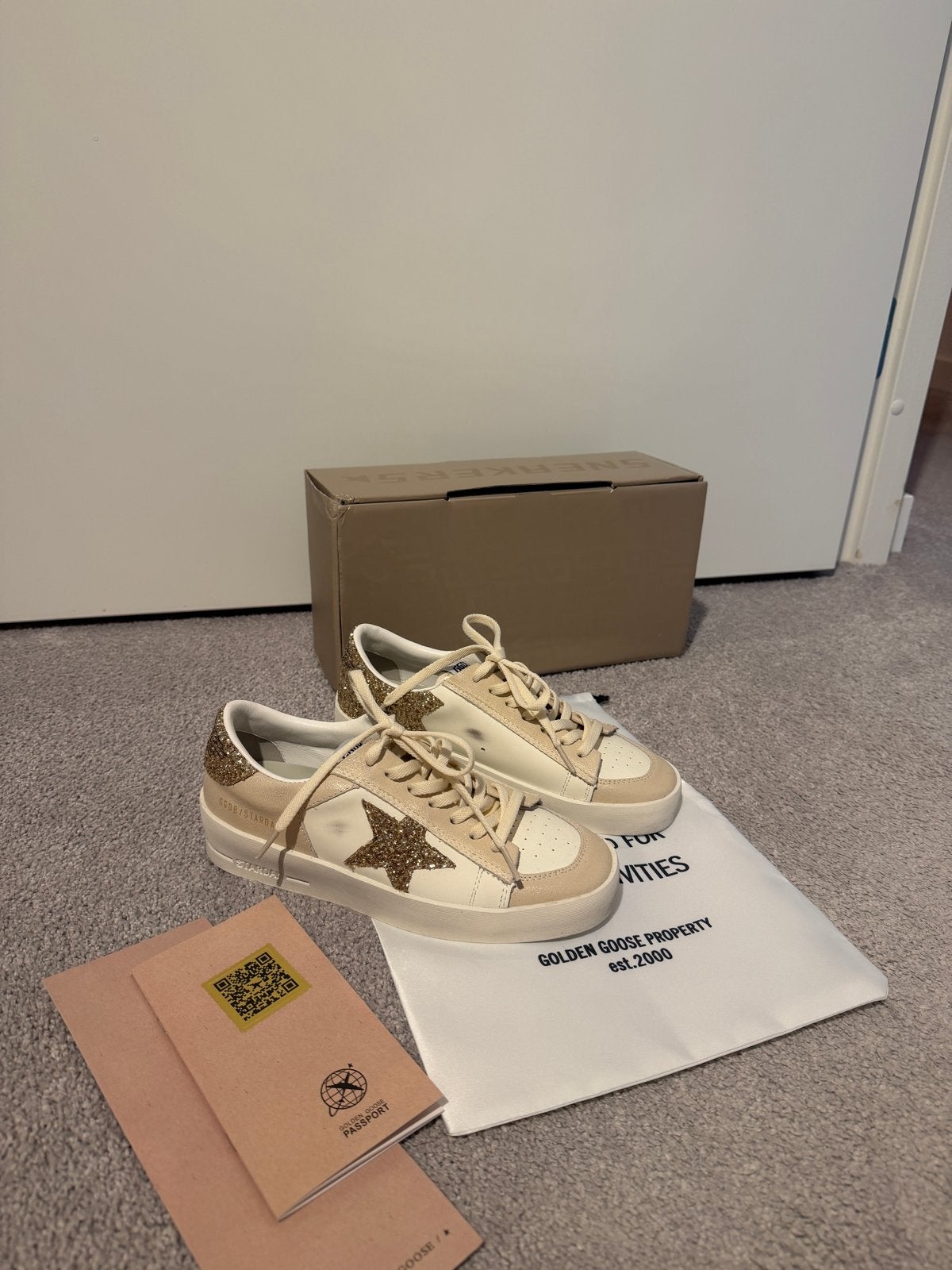 Golden Goose Stardan Sneakers maat 38, Ophalen of Verzenden, Nieuw, Wit, Sneakers of Gympen