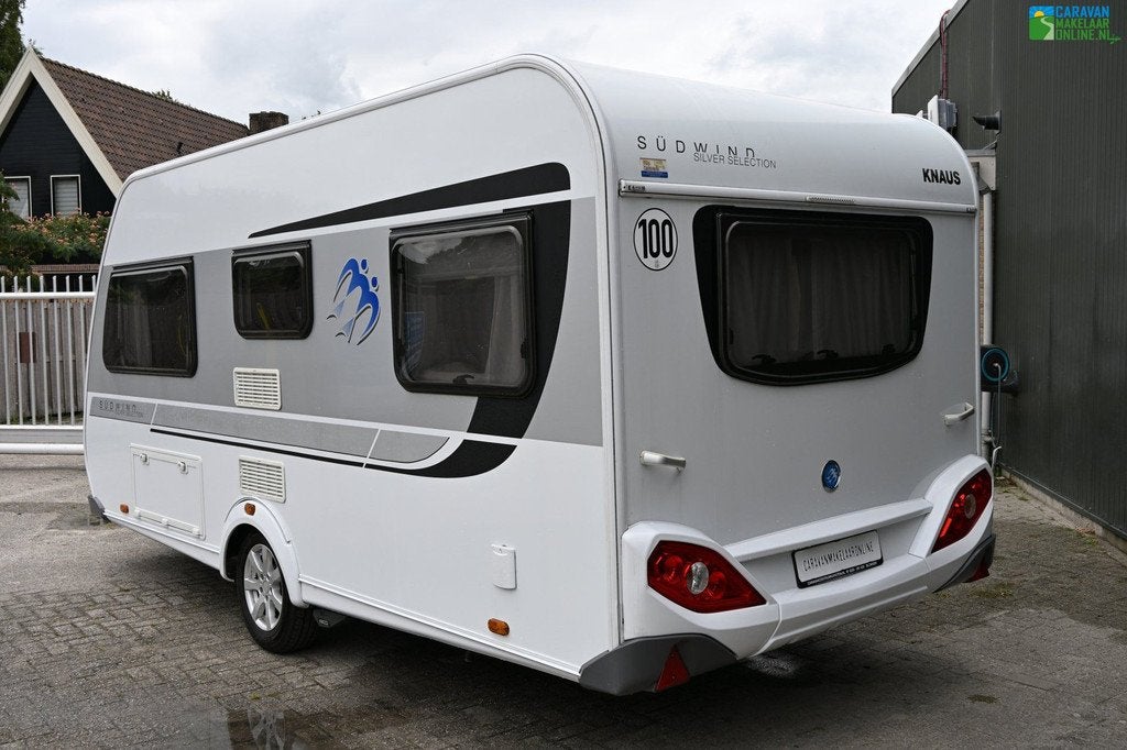 Knaus Südwind Silver Selection 450 FU Mover Voortent etc., Caravans en Kamperen, Rondzit, Bedrijf, 5 tot 6 meter, Knaus