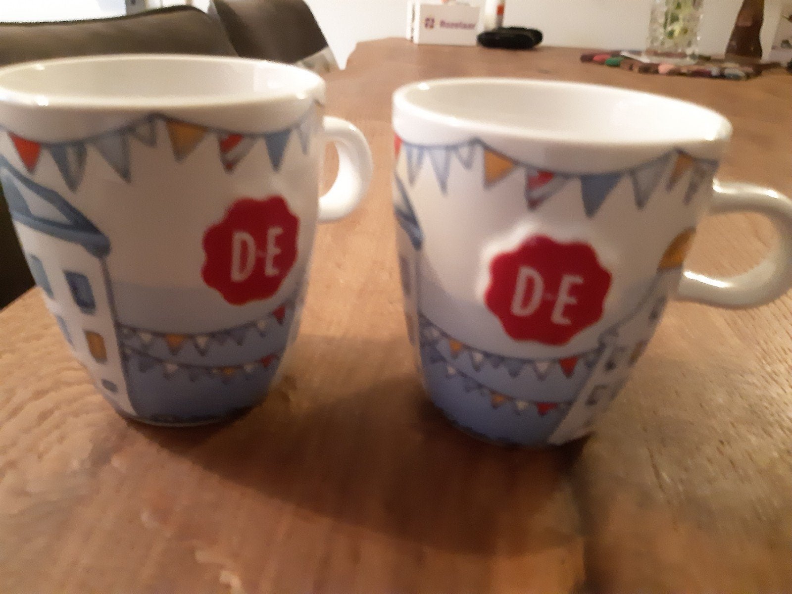 douwe egberts koffiemokjes nieuw, Nieuw, Ophalen of Verzenden, Glas, Overige stijlen