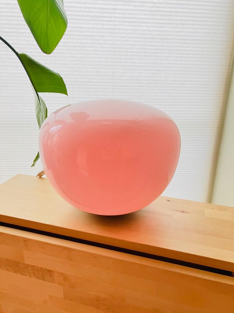 IKEA Jonisk design vloerlamp C. Öjerstam ZGAN met roze LED , Ophalen, Zo goed als nieuw, Retro - space-age - modern design, Minder dan 100 cm