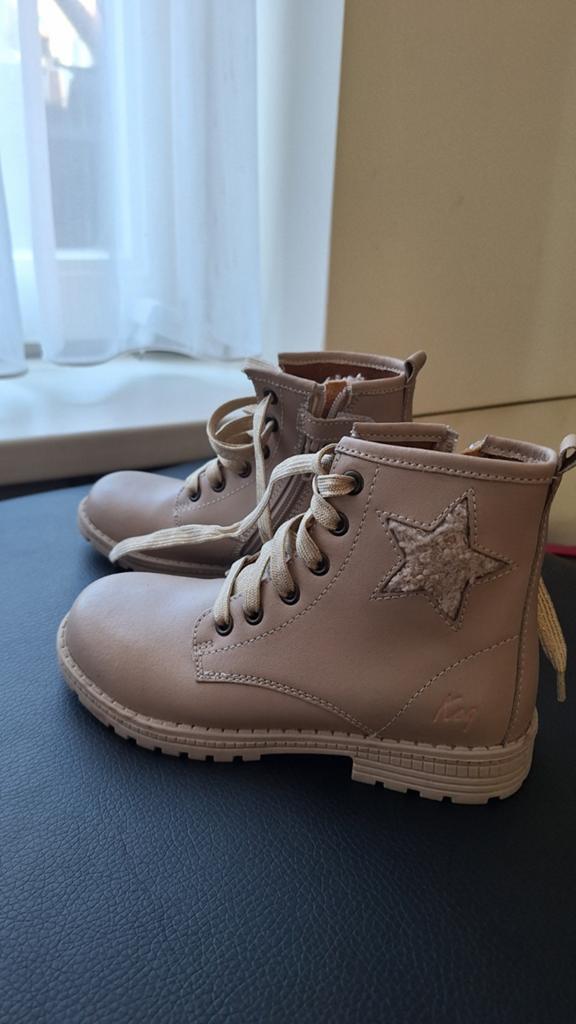 Nieuwe Keq Kinderlaarzen Maat 30 - Beige met Ster, Ophalen, Jongen of Meisje, Keq, Nieuw