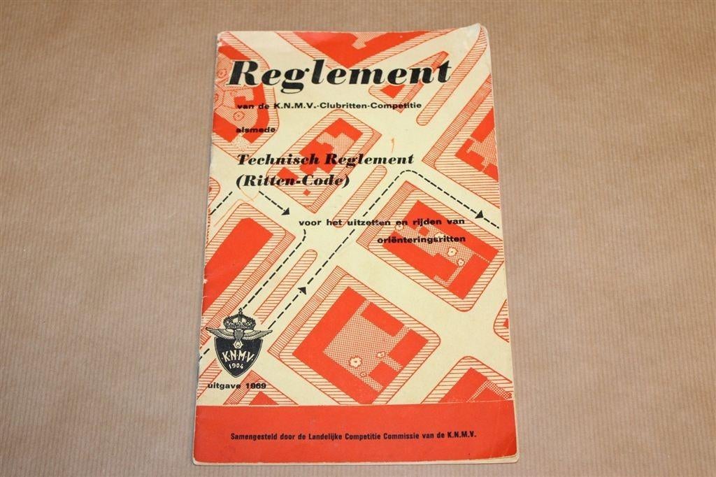 KNMV Clubritten Reglement — Oriënteringsritten [1969], Boeken, Motoren, Ophalen of Verzenden, Gelezen