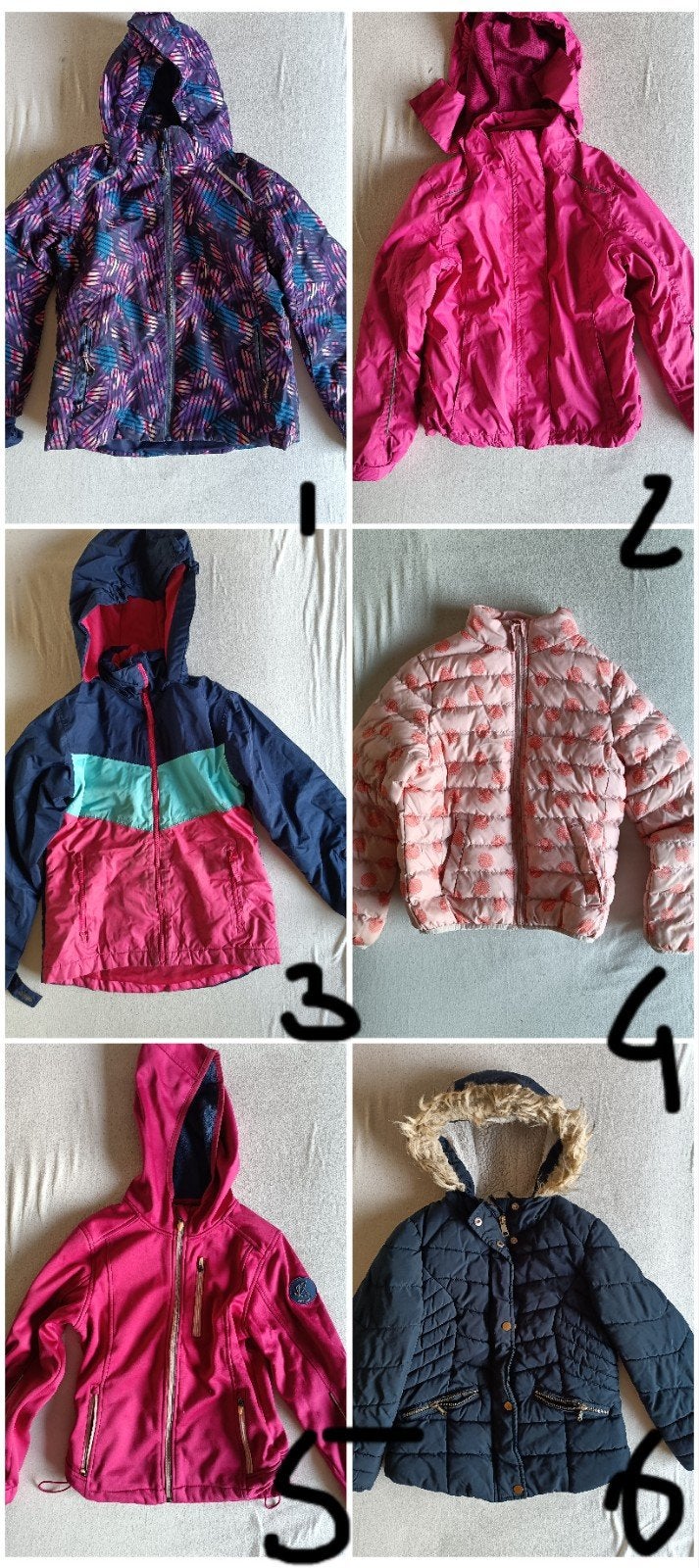 6 jassen 3 euro per stuk, Ophalen of Verzenden, Meisje, Jas