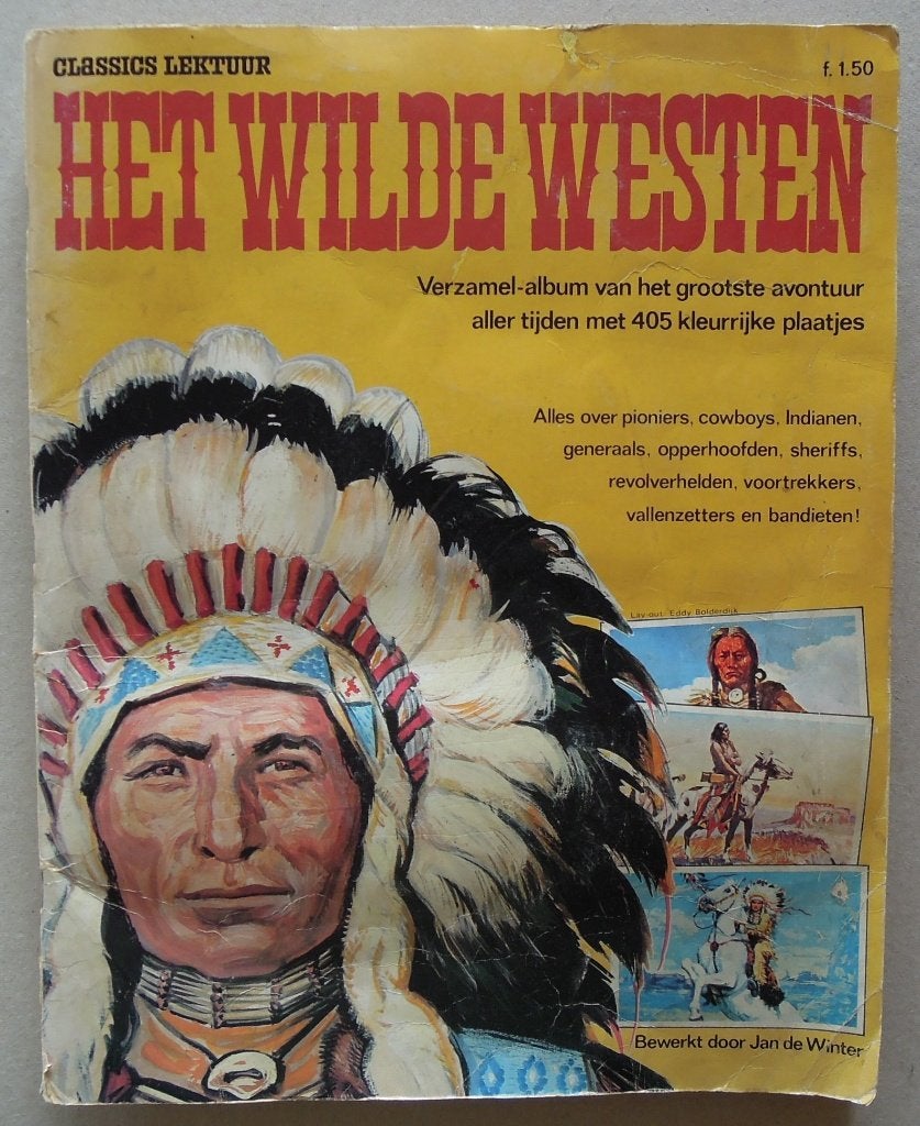 Plaatjesalbum Het Wilde Westen, Boeken, Prentenboeken en Plaatjesalbums, Ophalen of Verzenden, Gelezen, Jan de Winter, Plaatjesalbum
