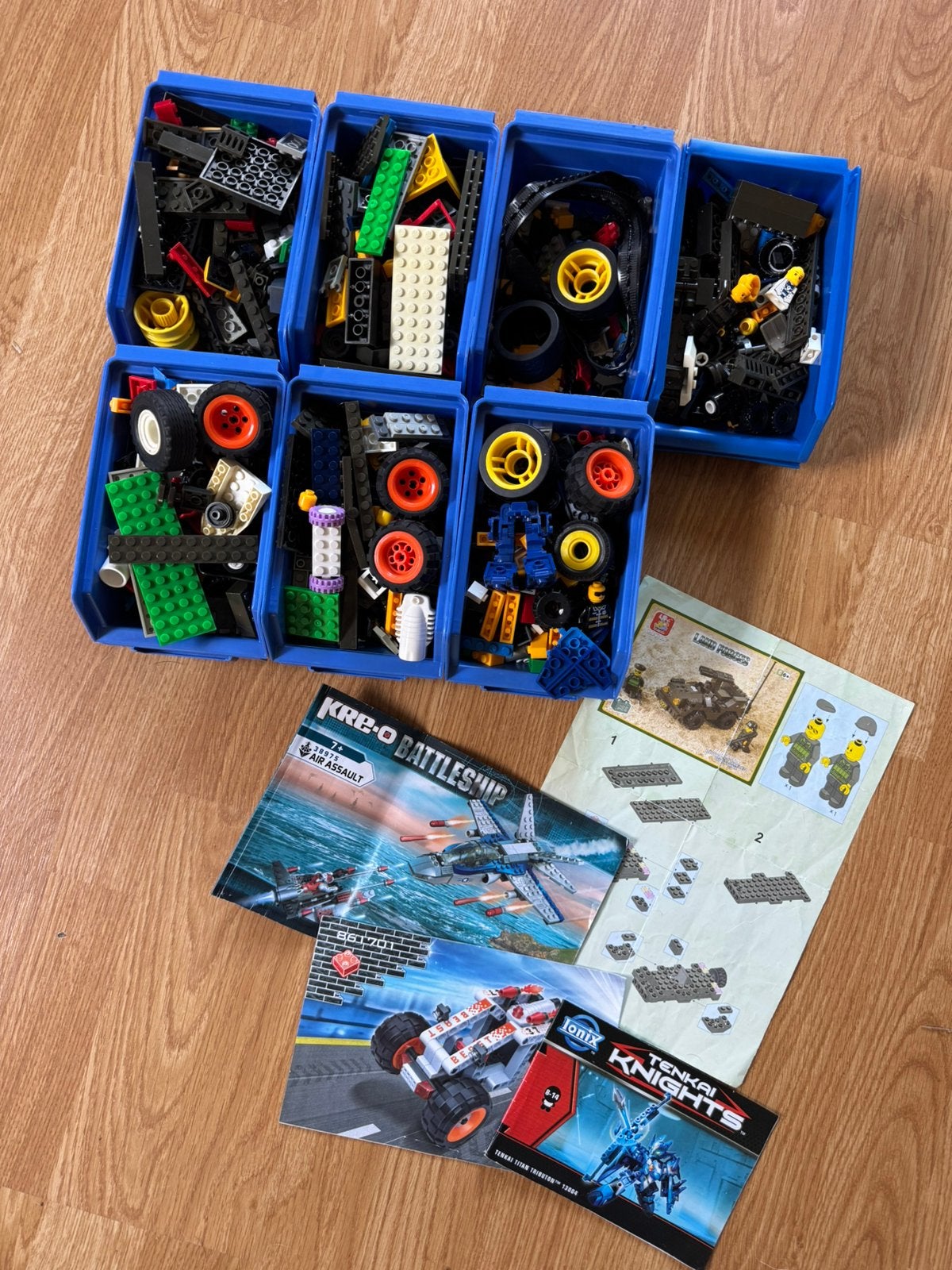 Partijtje nep Lego, Ophalen of Verzenden, Gebruikt, Losse stenen