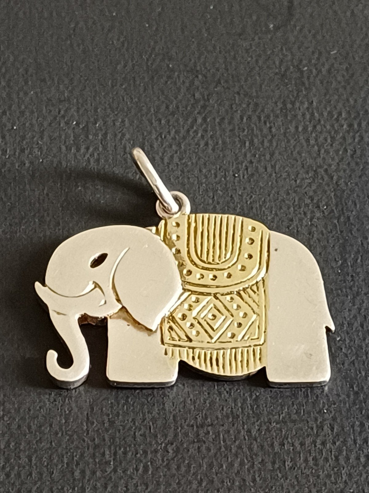 Zilveren Olifant Hanger - Mexicaanse Stijl, Gebruikt, Verzenden, Zilver, Dier