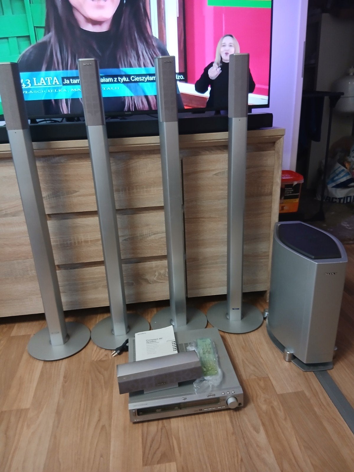 Sony Compact AV System DAV-S800 Home Cinema Set, Ophalen, Gebruikt, 70 watt of meer, 5.1-systeem