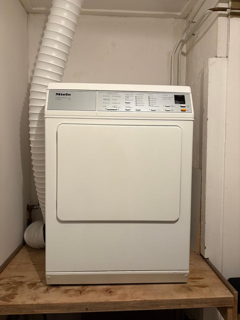 Miele softcare system t8363 Luchtafvoerdroger, Witgoed en Apparatuur, Wasdrogers, Ophalen, 6 tot 8 kg, Luchtafvoer, Zo goed als nieuw