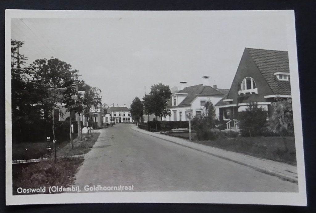 Oostwold (Oldambt), Goldhoornstraat. 1949, Ophalen of Verzenden, 1940 tot 1960, Gelopen, Groningen