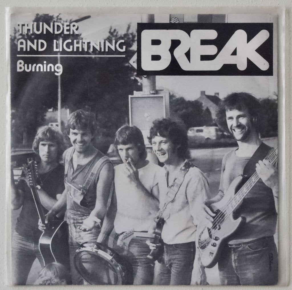 Break - Thunder and lightning/Burning (NL 1982), 7 inch, Ophalen of Verzenden, Zo goed als nieuw, Pop