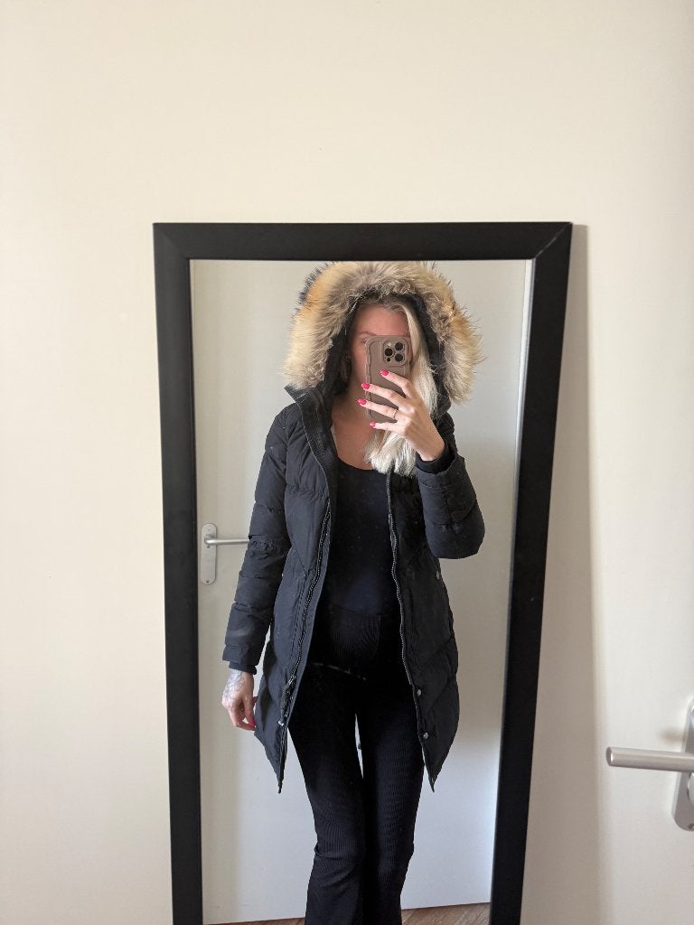 Parajumpers jas, Zwart, Maat 34 (XS) of kleiner, Gedragen, Parajumpers