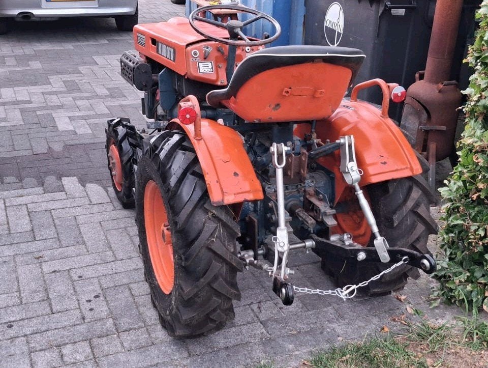 kubota b 5000 minitractor, Ophalen