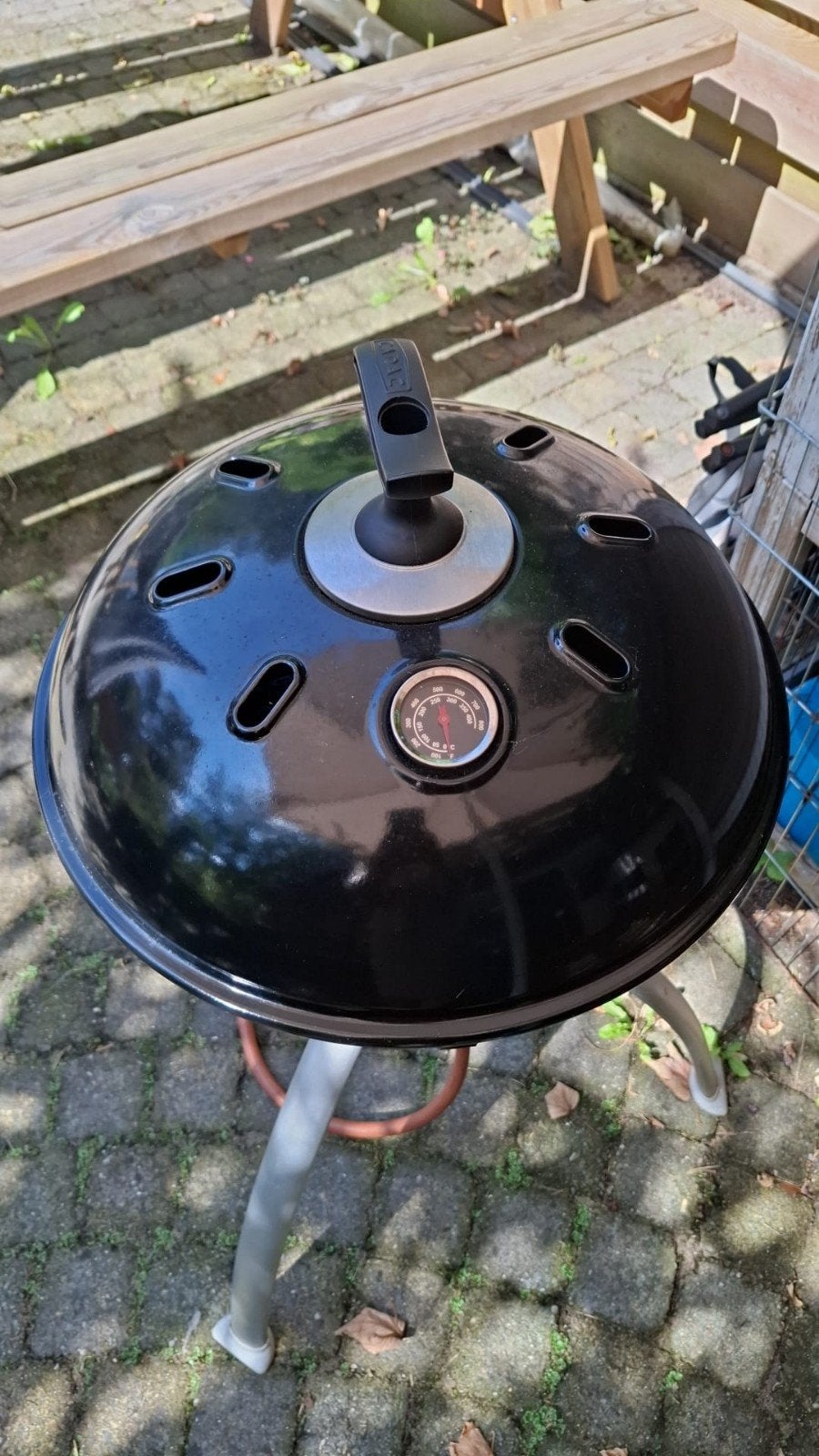 Cadac gasbarbecue 40cm met slang en drukregelaar, Ophalen of Verzenden, Zo goed als nieuw, Cadac