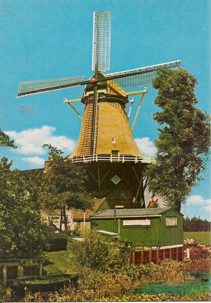 Ansichtkaart Joure Penninga's molen, Friesland, Verzamelen, Ansichtkaarten | Nederland, Ophalen of Verzenden, 1980 tot heden, Ongelopen