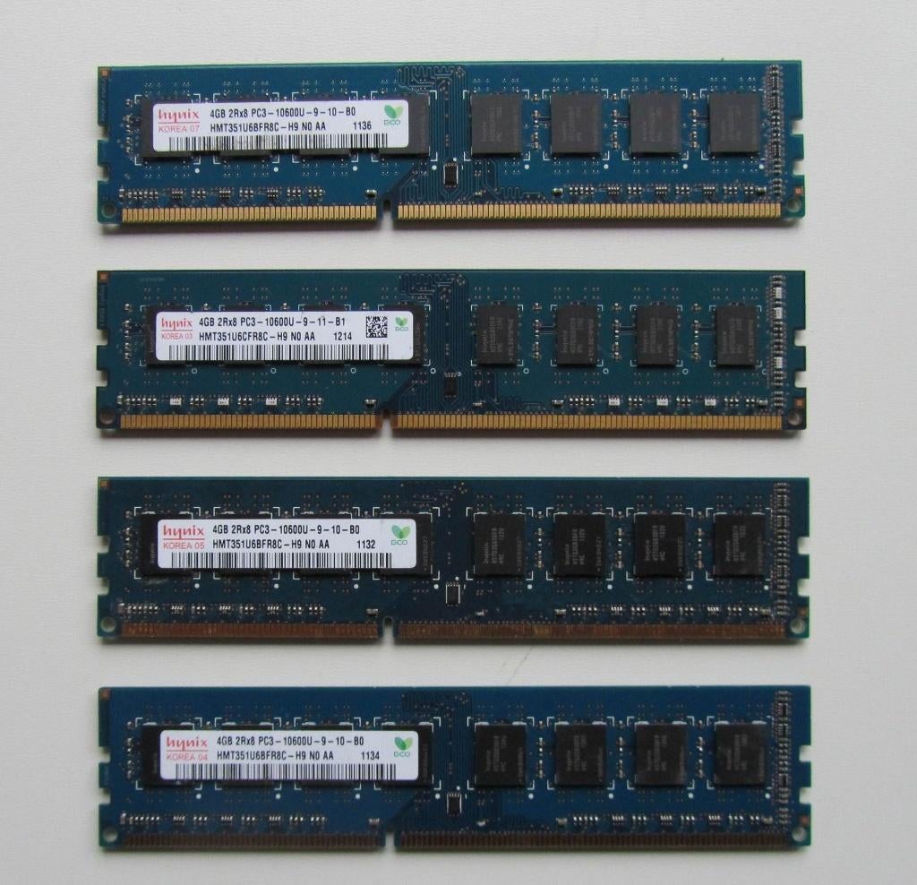 4gb 8gb 1333MHz en 1600MHz DDR3 geheugen Kingston, Computers en Software, RAM geheugen, Ophalen, 1333mhz, 8 GB, DDR3