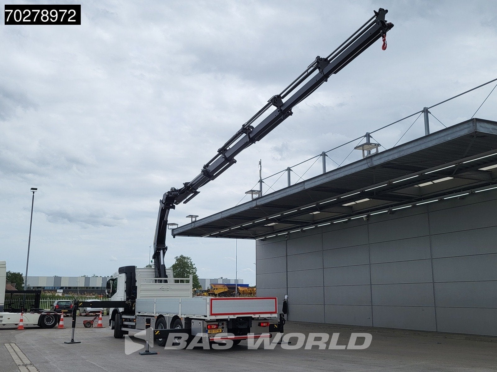 Volvo FM 500 6X2 NEW NL-Truck Palfinger PK41002 EH Crane Kra, Automaat, Stof, Euro 6, Wit
