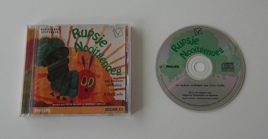 Rupsje Nooitgenoeg compleet voor Philips CD-i, Ophalen, Puzzel en Educatief, 1 speler, Zo goed als nieuw